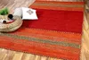 Natur Teppich Kelim Navarro Rot Orange, Größe:120x180 cm Produktbild-Vorschau 1