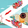 Hasičské auto riadiace auto zvukové svetlá Náhľad obrázku produktu 3