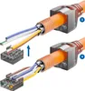 deleyCON 2x CAT 6a Werkzeugloser RJ45 Netzwerkstecker mit Produktbild-Vorschau 5
