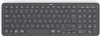 A top-down view of a black Hama multi-device keyboard on a light gray background. Anteprima dell’immagine prodotto