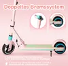 Elektroroller Kinder ab 6-16 Jahren, Rosa Elektroscooter Produktbild-Vorschau 5
