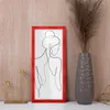 MG Design Bilderrahmen 20 x 50 cm - Posterrahmen mit Rot Produktbild-Vorschau 2