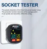 Cyfrowy tester gniazdek elektrycznych 30–250 V – przenośny Podgląd zdjęcia produktu 4