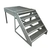 Podesttreppe Stahltreppe 5 Stufen Freistehend Höhe 95cm Produktbild-Vorschau 2