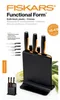 Fiskars 1057554 czarny plastikowy blok z 5 nożami Podgląd zdjęcia produktu 7