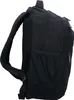 A side view of a black backpack on a white background. Produktbild-Vorschau