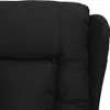 relaxační křeslo vidaXL Black Fabric Náhled obrázku produktu 4