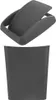 A dark gray trash can with a lid, shown in two parts. Náhled obrázku produktu