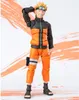 A full-body shot of an action figure of Naruto Uzumaki from Naruto Shippuden, posed with one hand on its head. Produktbild-Vorschau