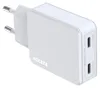 Accezz Ultra Slim GaN Ladegerät - 2x USB-C - 65 W - Weiß Produktbild-Vorschau 1