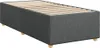 vidaXL Bettgestell ohne Matratze Dunkelgrau 80x200 cm Stoff Produktbild-Vorschau 1
