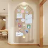 Große Filz Pinnwand 120x60 cm - Dekorative Wandtafel Produktbild-Vorschau 1