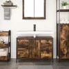 vidaXL Base per lavabo con cassetti in rovere fumé Anteprima dell’immagine prodotto 3
