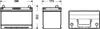Exide EFB EL954, 95 Ah, 12 V, 800 A, autoaccu, Productafbeelding-voorbeeld 3
