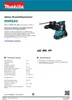 Makita DHR243Z Akku Kombihammer 18V Solo, SDS-PLUS, 2J Schlagstärke, Schnellwechselfutter, Rutschkupplung, Staubabsaugung, 40-fach Meißelverstellung, bürstenlos, ohne Akku/Ladegerät Produktbild-Vorschau