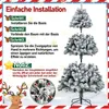 Jayseuw 150cm umělý vánoční stromek a bílý sníh, pro Náhled obrázku produktu 6
