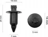 20 stuks deurpaneelreparatiestift voor Volvo S40, S60, S80 Productafbeelding-voorbeeld 5