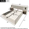 Sweiko Bettanlage Schlafzimmer Komplett Set,Polsterbett Produktbild-Vorschau 6