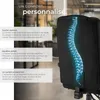 Chaise de bureau JILIEN avec repose-pieds et revêtement en Voir les images du produit 4