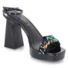 Buffalo Liza Disco Sandalette Schwarz Produktbild-Vorschau 25
