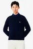 Lacoste Logo-Strick-Sweatshirt, Blau XL Produktbild-Vorschau 10