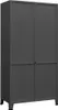 vidaXL Priemyselná šatníková skriňa antracit 90x50x180 cm Náhľad obrázku produktu 4