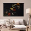 MuchoWow® Wandteppich Wandbehang Kräuter - Schwarz - Produktbild-Vorschau 5