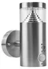 Grafner Design Edelstahl Wandlampe mit Bewegungsmelder und Produktbild-Vorschau 1
