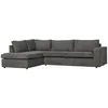 Woood Thomas Ecksofa 4-Sitzer Aus Gerippter-Stoff, Links, Produktbild-Vorschau 1