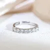 Bague pour femme couleur argent avec zircone – Bague Voir les images du produit 2