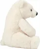 A stuffed polar bear sitting. Náhľad obrázku produktu