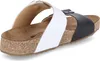 Haflinger muli da donna ANDREA nero bianco pelle liscia Anteprima dell’immagine prodotto 4