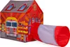 Tenda con tunnel per bambini Casa dei pompieri Parco giochi Anteprima dell’immagine prodotto 1