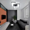 ZMH LED stropní světlo černé stmívatelné s dálkovým Náhled obrázku produktu 5