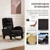 MODFU sedia a dondolo poltrona relax poltrona lounge con Anteprima dell’immagine prodotto 2