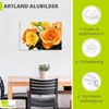 ARTland Wandbild Alu für Innen & Outdoor Rosenstrauß Größe: Produktbild-Vorschau 3