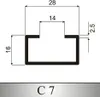 LogistSystem - Profil a U C7, 28x16x2,5, acciaio zincato, Anteprima dell’immagine prodotto 2