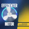 Mobiler Deckenventilator Akku Ø26 cm Weiß – leiser Produktbild-Vorschau 5