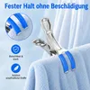 12er-Set Edelstahl Klammern für Poolabdeckung & Produktbild-Vorschau 4
