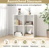 COSTWAY Bibliothèque à 4 compartiments, étagère cubique, Voir les images du produit 7