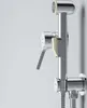 A close-up shot of a chrome bidet sprayer and faucet mounted on a wall. Produktbild-Vorschau