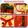COSTWAY LED Schneemann in Geschenkbox, 115cm beleuchtete Produktbild-Vorschau 5