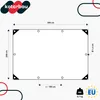 KOTARBAU® Plane mit Ösen 120 g/m2 Transparent 2x3 m Produktbild-Vorschau 3
