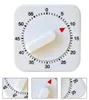 Neuheit weißer Quadrat 60 Minuten Mechanische Timer Produktbild-Vorschau 8
