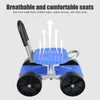 Gartenhocker mit Rollen, praktischer Gartenhocker mit Produktbild-Vorschau 2