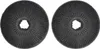 Two round charcoal filters for a range hood. Voir les images du produit