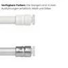 Weiß 60-90 cm Mini Teleskopstange Flex Fenster Spannstange Produktbild-Vorschau 6