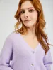 Orsay Hellviolette lockere Strickjacke für Damen Produktbild-Vorschau 3