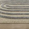 Hochflor Teppich Wohnzimmer Shaggy 3D Optik Ethno Boho Produktbild-Vorschau 2