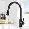 Küchenarmatur, Wasserhahn Küche, mit Ausziehbarer Brause, Produktbild-Vorschau 1